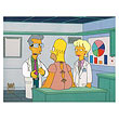 Simpsons Homer at the Hospital Original Animation Cel